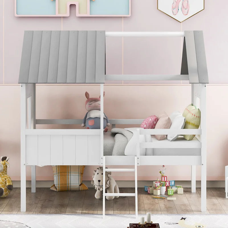 Niedriges Hausbett in Einzelbettgröße