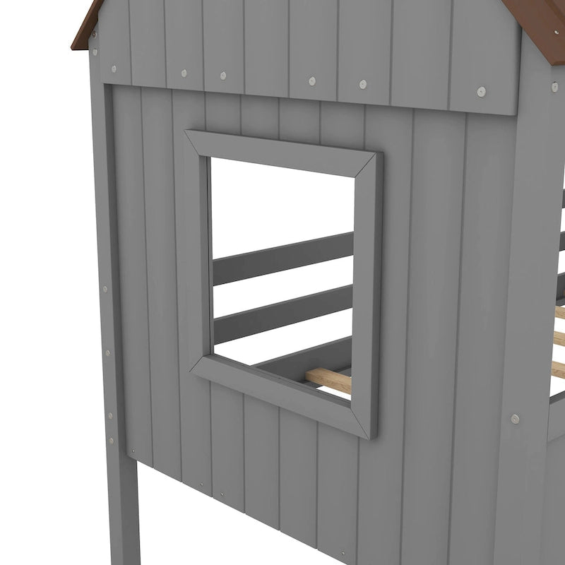 Niedriges Hausbett in Einzelbettgröße