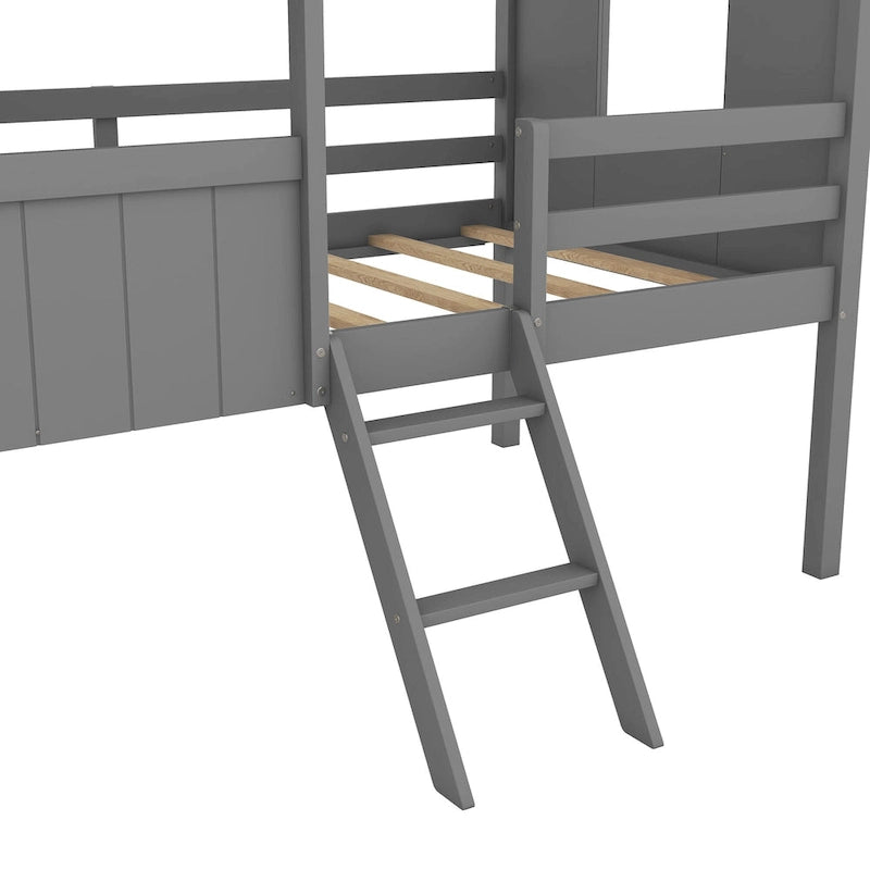 Niedriges Hausbett in Einzelbettgröße