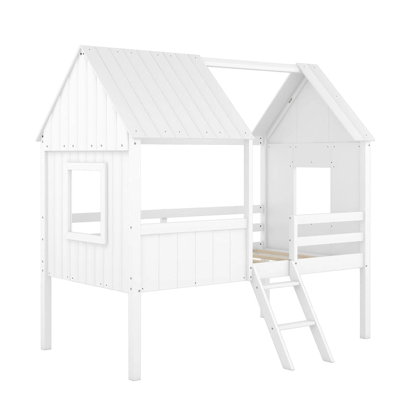 Niedriges Hausbett in Einzelbettgröße