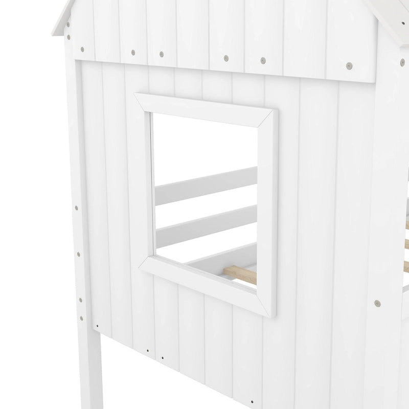 Niedriges Hausbett in Einzelbettgröße