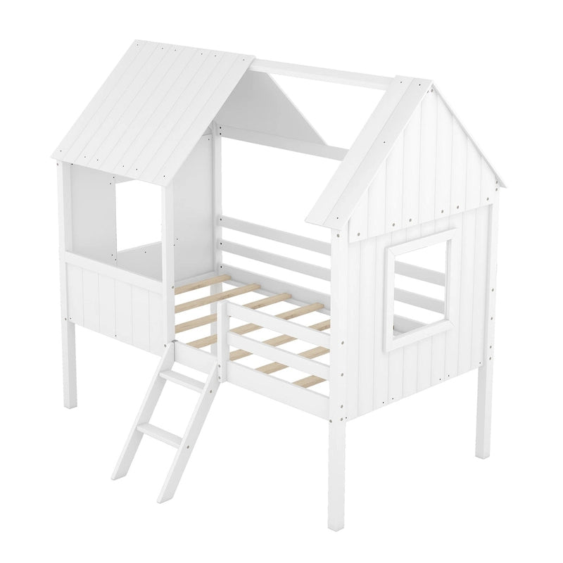 Niedriges Hausbett in Einzelbettgröße