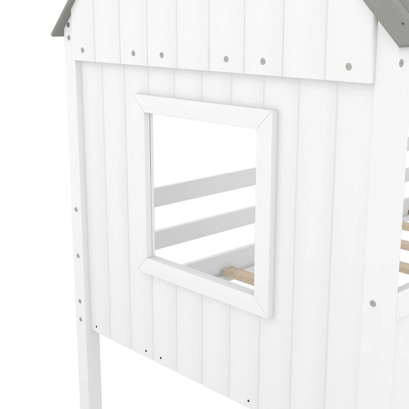 Niedriges Hausbett in Einzelbettgröße
