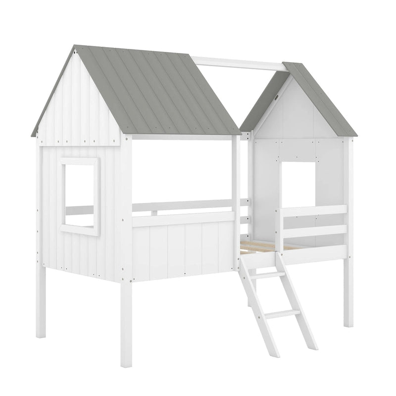 Niedriges Hausbett in Einzelbettgröße