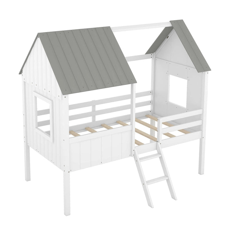 Niedriges Hausbett in Einzelbettgröße