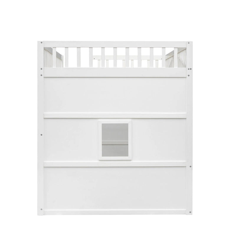 Hochbett in voller Hausgröße mit Spielbereich