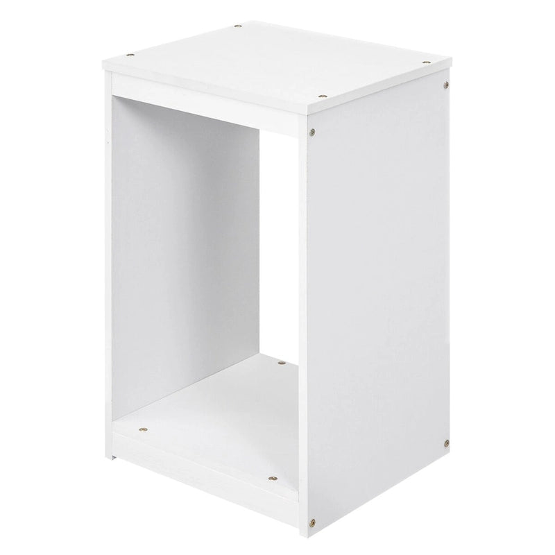 Letto a soppalco singolo/matrimoniale con scrivania multi-contenitore, luce LED e vassoio comodino, stazione di ricarica, bianco
